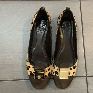 Tory Burch leopard print flats